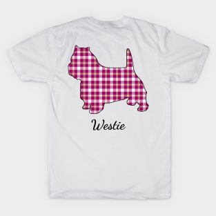 Westie Mom Plaid T-Shirt